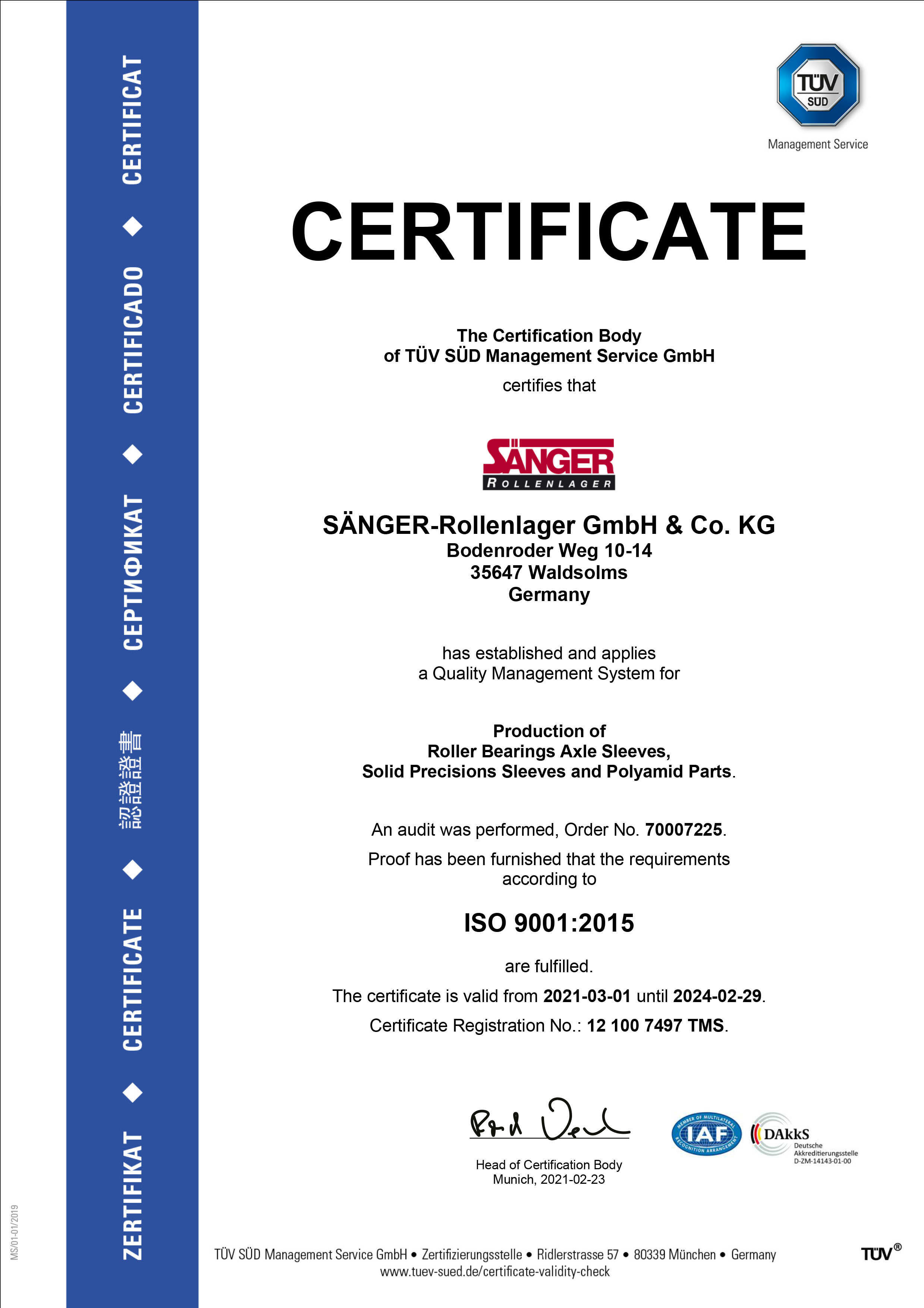 ISO 9001 EN ISO 9001 EN