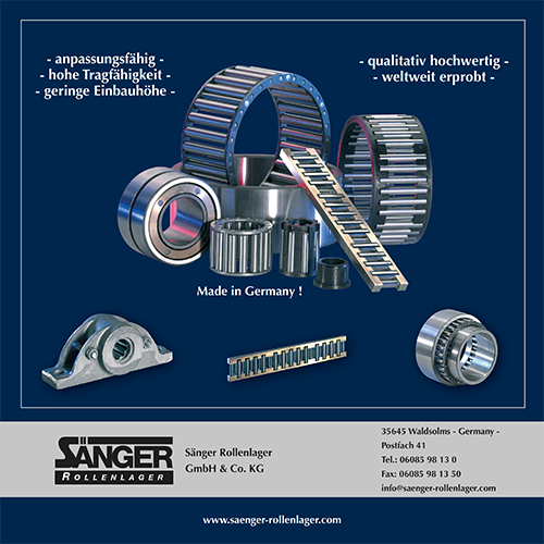 Downloads: Sänger Rollenlager Flyer DE